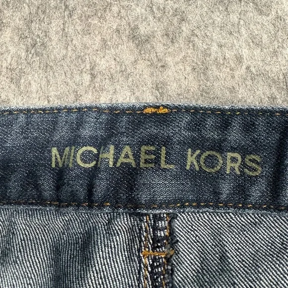 Michael Kors Women's Bootcut Jeans Size 16W Blue Denim Dark Wash High Waist Pant - Picture 8 of 9